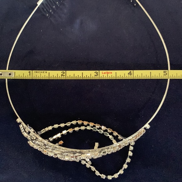RHINESTONE TIARA - Picture 9 of 9